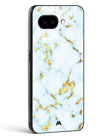 White Gold Marble Glass Case Phone Cover (Google)