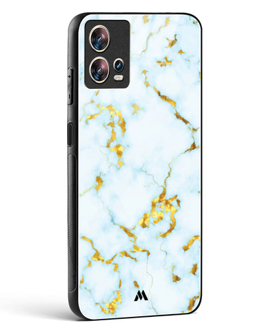 White Gold Marble Glass Case Phone Cover (Motorola)