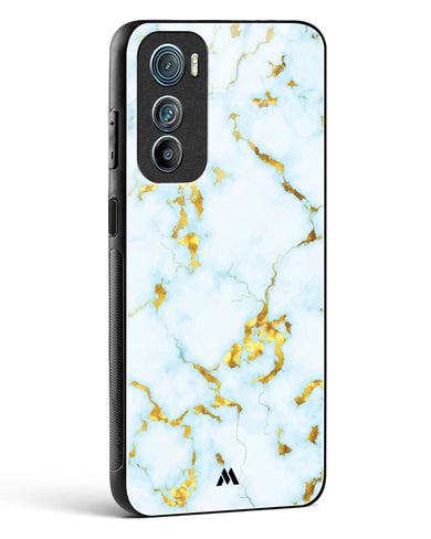 White Gold Marble Glass Case Phone Cover (Motorola)