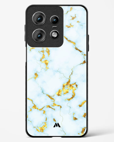 White Gold Marble Glass Case Phone Cover (Motorola)