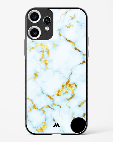 White Gold Marble Glass Case Phone Cover (Nothing)