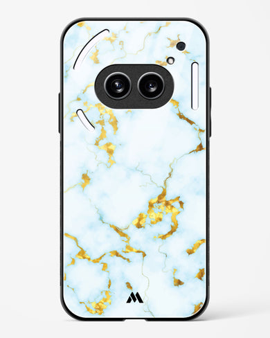 White Gold Marble Glass Case Phone Cover (Nothing)