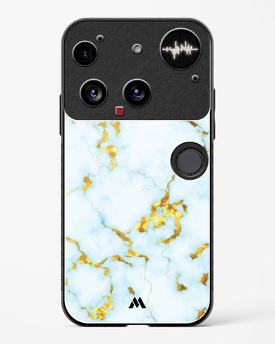 White Gold Marble Glass Case Phone Cover (Nothing)