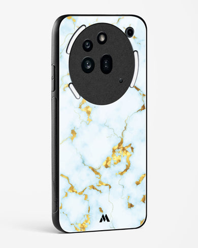 White Gold Marble Glass Case Phone Cover (Nothing)