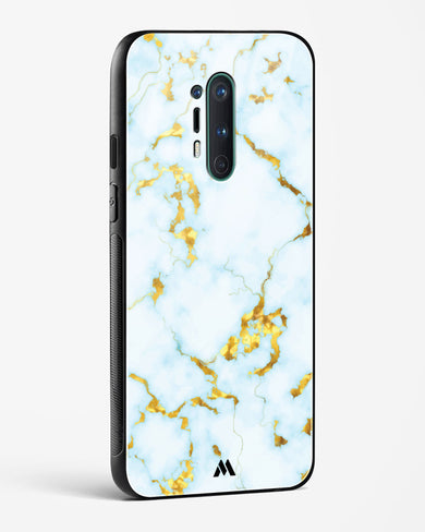 White Gold Marble Glass Case Phone Cover (OnePlus)