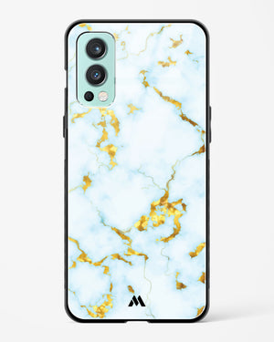 White Gold Marble Glass Case Phone Cover (OnePlus)