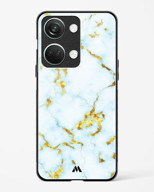 White Gold Marble Glass Case Phone Cover (OnePlus)