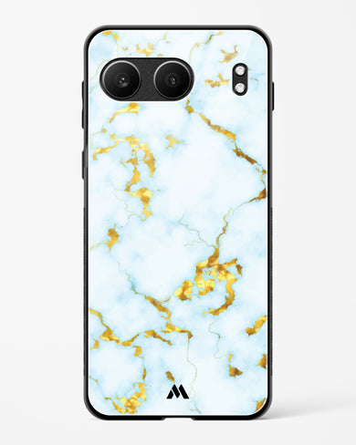 White Gold Marble Glass Case Phone Cover (OnePlus)