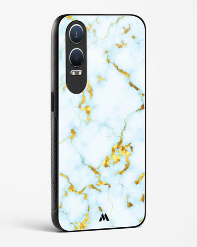 White Gold Marble Glass Case Phone Cover (OnePlus)