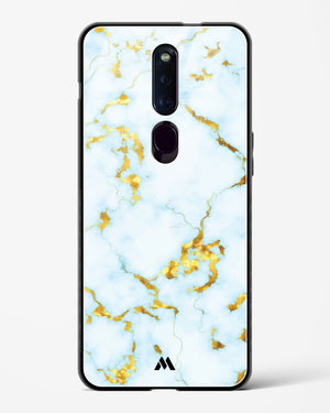 White Gold Marble Glass Case Phone Cover (Oppo)