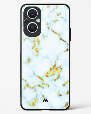 White Gold Marble Glass Case Phone Cover (Oppo)