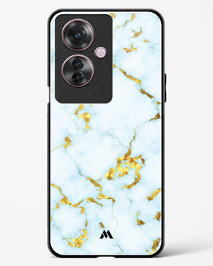 White Gold Marble Glass Case Phone Cover (Oppo)