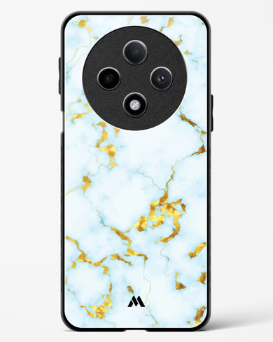 White Gold Marble Glass Case Phone Cover (Oppo)