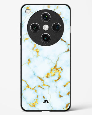 White Gold Marble Glass Case Phone Cover (Oppo)