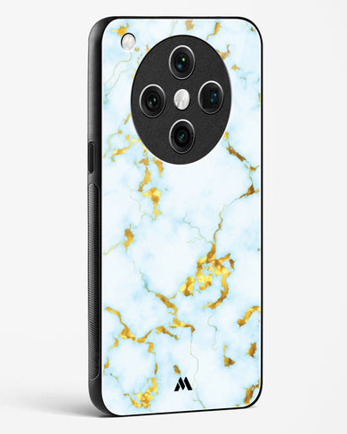 White Gold Marble Glass Case Phone Cover (Oppo)