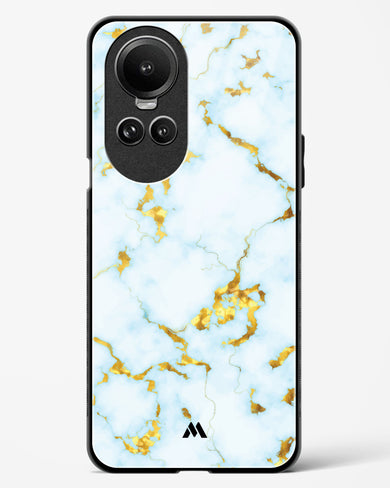 White Gold Marble Glass Case Phone Cover (Oppo)