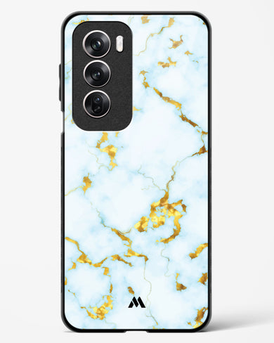 White Gold Marble Glass Case Phone Cover (Oppo)