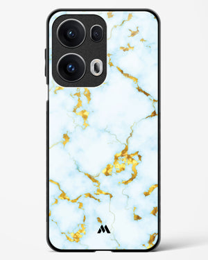 White Gold Marble Glass Case Phone Cover (Oppo)