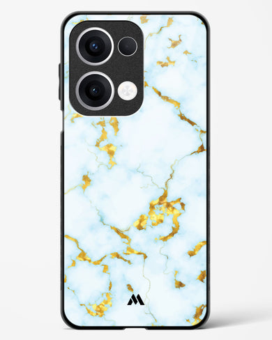 White Gold Marble Glass Case Phone Cover (Oppo)