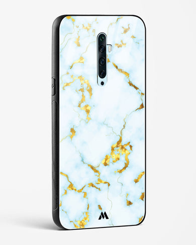 White Gold Marble Glass Case Phone Cover (Oppo)