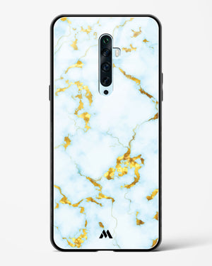 White Gold Marble Glass Case Phone Cover (Oppo)