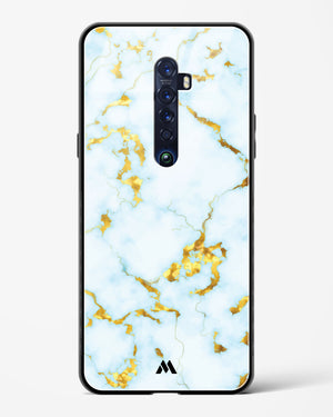 White Gold Marble Glass Case Phone Cover (Oppo)