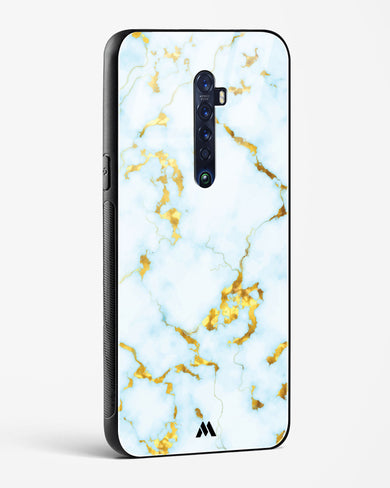 White Gold Marble Glass Case Phone Cover (Oppo)