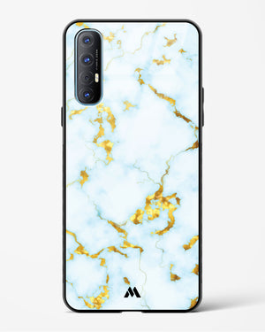 White Gold Marble Glass Case Phone Cover (Oppo)