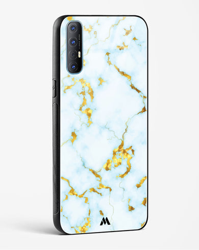 White Gold Marble Glass Case Phone Cover (Oppo)