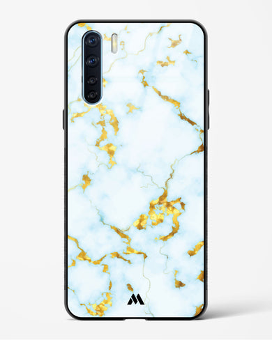 White Gold Marble Glass Case Phone Cover (Oppo)