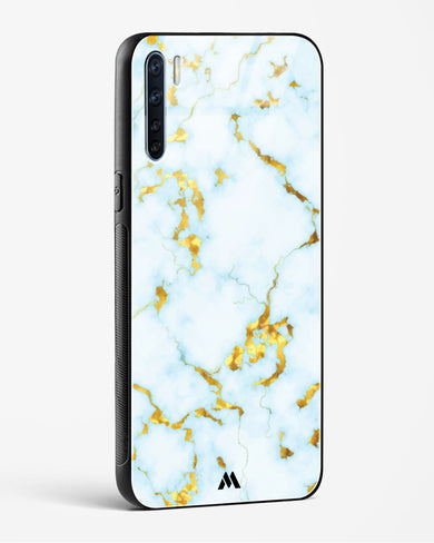 White Gold Marble Glass Case Phone Cover (Oppo)