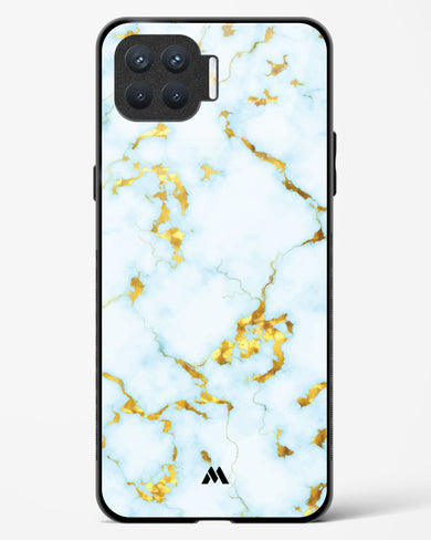 White Gold Marble Glass Case Phone Cover (Oppo)