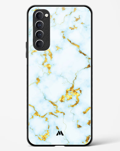 White Gold Marble Glass Case Phone Cover (Oppo)