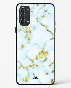 White Gold Marble Glass Case Phone Cover (Oppo)