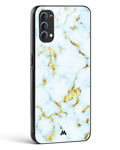 White Gold Marble Glass Case Phone Cover (Oppo)