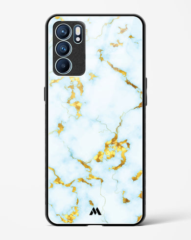 White Gold Marble Glass Case Phone Cover (Oppo)