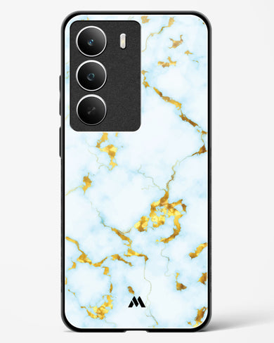White Gold Marble Glass Case Phone Cover (Realme)