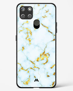 White Gold Marble Glass Case Phone Cover (Realme)