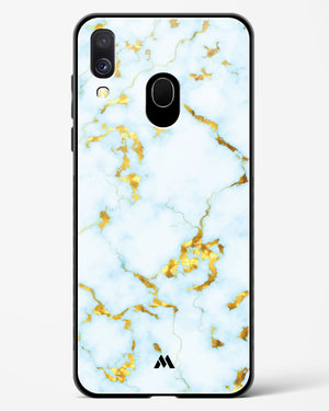 White Gold Marble Glass Case Phone Cover (Samsung)