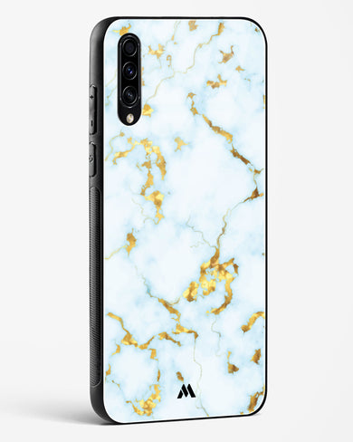 White Gold Marble Glass Case Phone Cover (Samsung)