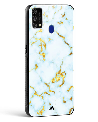 White Gold Marble Glass Case Phone Cover-(Samsung)