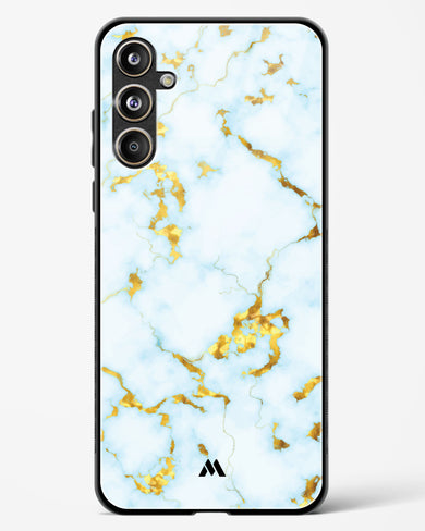 White Gold Marble Glass Case Phone Cover (Samsung)