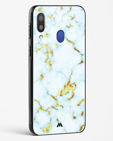White Gold Marble Glass Case Phone Cover (Samsung)
