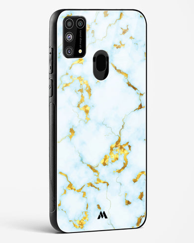 White Gold Marble Glass Case Phone Cover (Samsung)