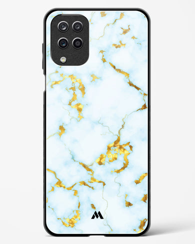 White Gold Marble Glass Case Phone Cover (Samsung)