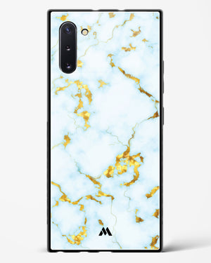 White Gold Marble Glass Case Phone Cover (Samsung)