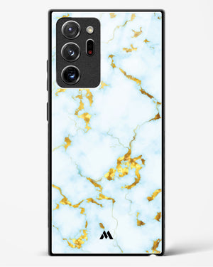 White Gold Marble Glass Case Phone Cover (Samsung)