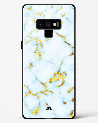 White Gold Marble Glass Case Phone Cover (Samsung)