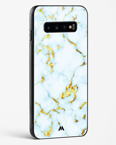 White Gold Marble Glass Case Phone Cover (Samsung)