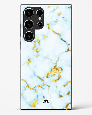 White Gold Marble Glass Case Phone Cover (Samsung)